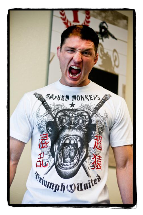 mayhem monkey tshirt