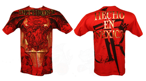 Dethrone's “Hecho en Mexico” T-Shirt is an exciting new design with a blood 