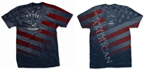 american flag eagle. The War Eagle Flag shirt