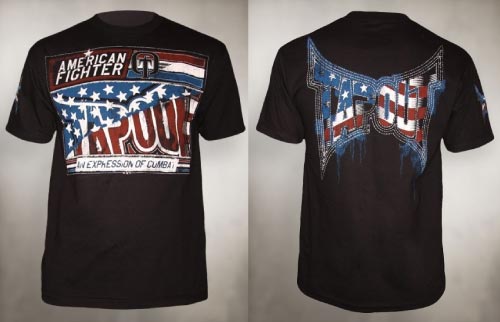 american flag shirt glee. tapout american flag
