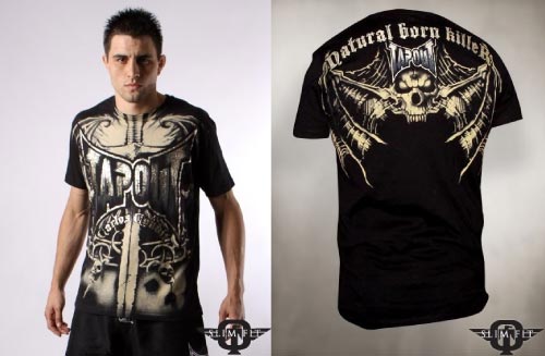 carlos condit tapout t shirt 