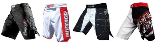 MMA shorts and fight shorts
