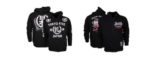 Tokyo Five MMA hoodies