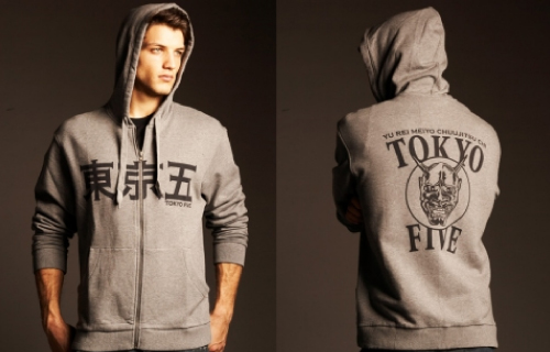 Tokyo Five Brand Zip Up Hoodie
